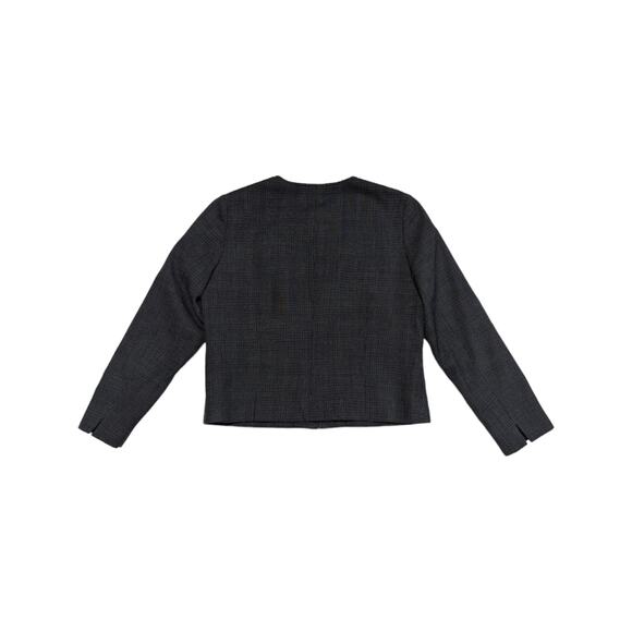 Vintage Pendleton Virgin Wool Blazer Suit Jacket Full ZIp Gray Womens 10 Corp - Picture 2 of 4